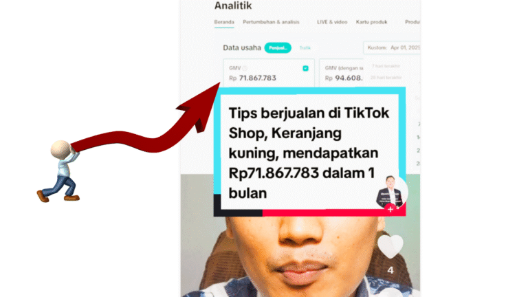 Peralatan Apa yang Dibutuhkan Untuk Mencapai Penjualan Rp71.867.783 di TikTok Shop dalam Satu Bulan (Termasuk Rp29.566.801 dari LIVE Jualan)